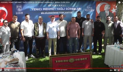 19. KAVAKLI YENİCİ MEHMET YAĞLI GÜREŞLERİ BASIN LANSMANI 2. Bölüm 23.08.2024