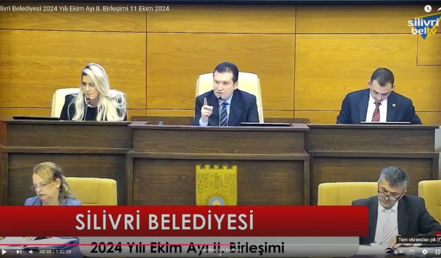 Silivri Belediyesi 2024 Yılı Ekim Ayı II. Birleşimi 11 Ekim 2024