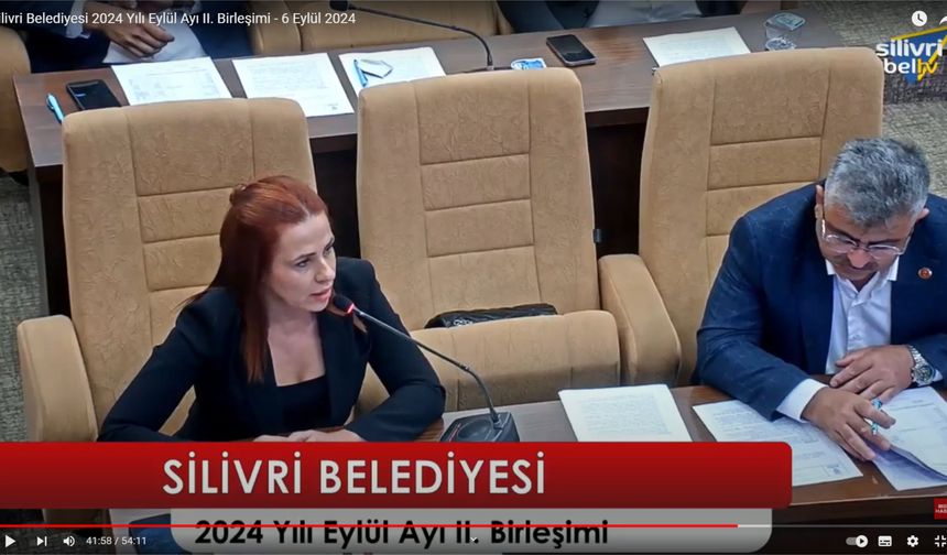 Silivri Belediyesi 2024 Yılı Eylül Ayı II. Birleşimi - 6 Eylül 2024