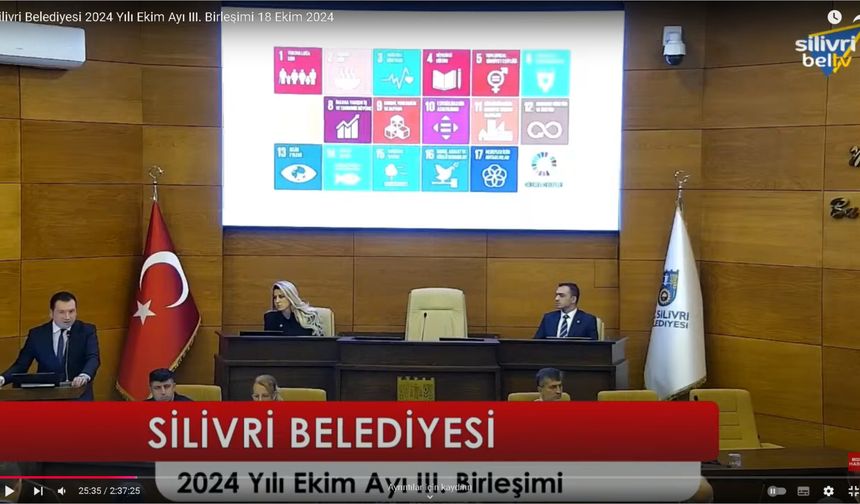 Silivri Belediyesi 2024 Yılı Ekim Ayı III. Birleşimi  18 Ekim 2024